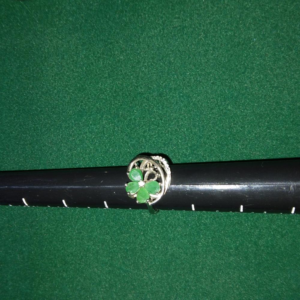 925 Emerald Ring - image 3